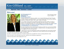 Tablet Screenshot of gillilandtherapy.com